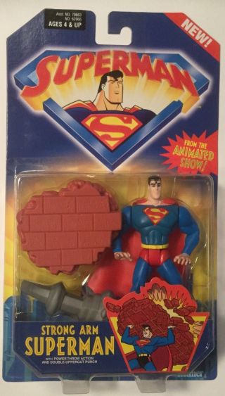Strong Arm Superman Animated Series 5” Action Figure 2001 Dc Universe Kenner