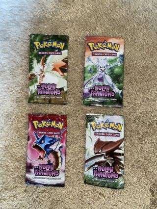 Pokemon Ex Holon Phantoms Empty Booster Pack Wrappers