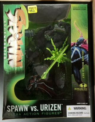 Spawn Regenerated Spawn Vs Urizen Deluxe Boxed Set Mcfarlane Toys 2005