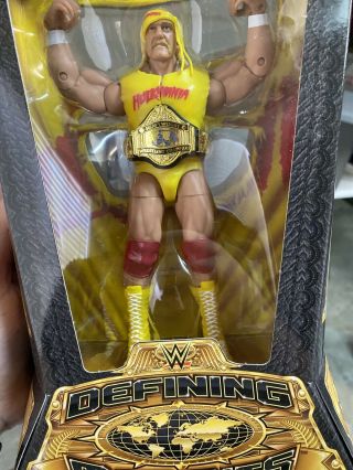 Mattel Wwe Defining Moments Elite Legends Hulk Hogan Wrestling Figure Mib