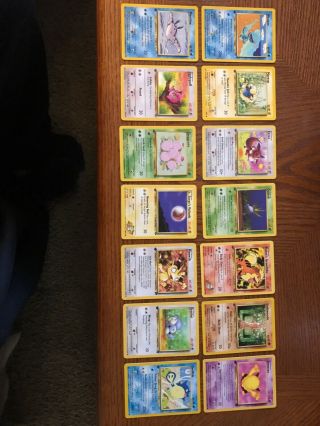 Vintage All First Edition Pokémon Cards,  No Duplicates,  Cards
