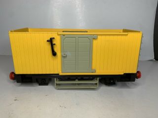 Playmobile Vintage G Scale Model Trains Yellow Boxcar Only