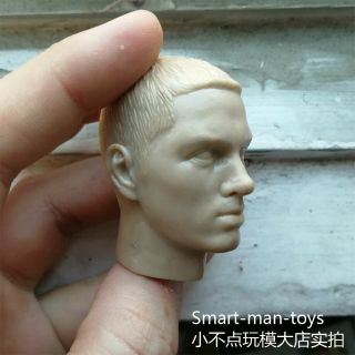 blank Custom 1/6 scale Head Sculpt Eminem singer unpainted as 2