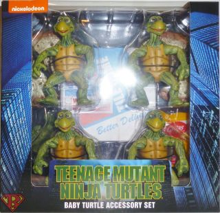Baby Turtles Accessory Set Teenage Mutant Ninja Turtles 4 " Action Figure 2018
