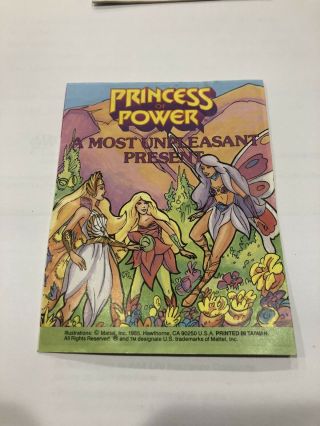 Vintage She - Ra Mini Comic Book 1984 Princess Of Power A Most Unpleasant Present