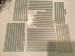 Microscale “o” Scale 48 - 179 Pennsylvania Rr Gg1 Gold Leaf Stripes,  Multiple Set