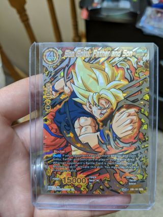 Son Goku,  Father And Son - Db1 - 101 Dpr - Dragon Ball Card Game Dbs Tcg