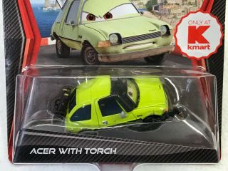 Disney Pixar Cars 2 Acer With Torch K - Mart Exclusive