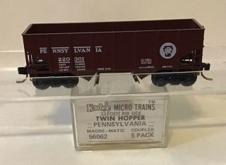 Vintage Kadee/ Micro - Trains Pennsylvania Rr Twin Hopper