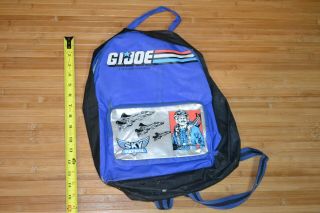 Vintage Hasbro Gi Joe Novelty Sky Patrol Backpack Distressed Back To School Hip