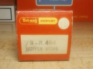 Boxed Hornby Oo Scale R.  494 Hydraulic Buffer Stop (x6)