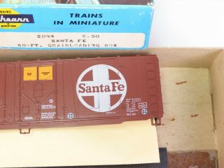 HO Scale Athearn Kit 2094 ATSF Santa Fe 40 ' Grainloading Box Car 21889 3