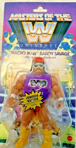 Mattel Masters Of The Wwf Universe Macho Man Randy Savage Wrestling Figure