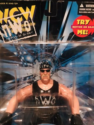 WCW NWO Clothesline Hollywood Hogan | Wrestling Action Figure | 1998 | NIB 2