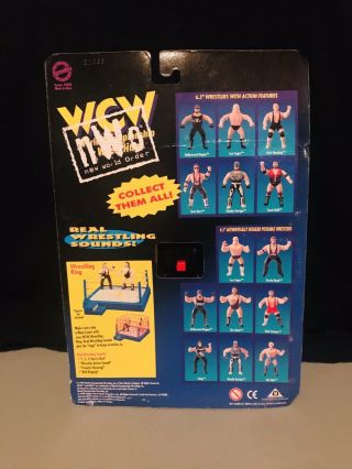 WCW NWO Clothesline Hollywood Hogan | Wrestling Action Figure | 1998 | NIB 3