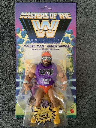 Wwe Mattel Masters Of The Universe Macho Man Randy Savage Wrestling Figure