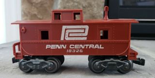 Marx Red Penn Central 8 Wheel Caboose 18326
