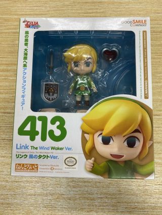 Authentic Good Smile Company Legend Of Zelda The Wind Waker Link Nendoroid 413