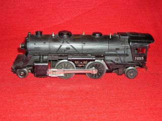 Lionel Post War No.  1655 Diecast " O " Scale Locomotive Needs Attention Look