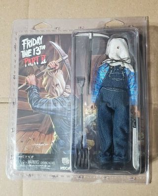 Jason Voorhees Friday The 13th Part Ii 2 Retro Clothed 8 " Inch Figure Neca 2014