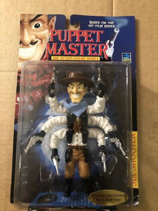 Full Moon Puppet Master Six Shooter Figure Troll & Toad Exclusive Blue Bandanna