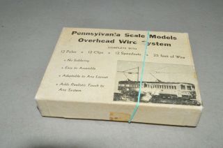Ho Scale Pennsylvania Scale Models Overhead Wire System Catenary (12) Broken