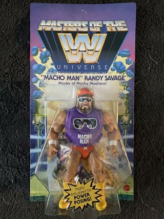 Masters Of The Wwe Universe Macho Man Randy Savage Figure Mattel Rare