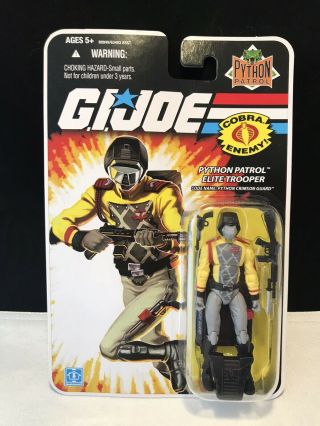 Gi Joe Cobra Python Patrol Crimson Guard Trooper [25th Anniversary]