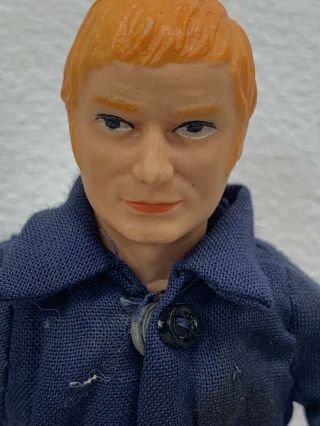 RARE VINTAGE 1971 MEGO RED HAIRED 8 INCH ACTION JACKSON ACTION FIGURE TYPE 2 2