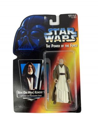 Star Wars Action Figure Ben Obi - Wan Kenobi - Potf 1995