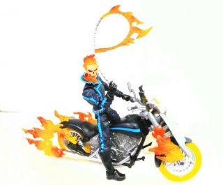 Marvel Legends Ghost Rider With Motorcycle And Chain Whip Effect
