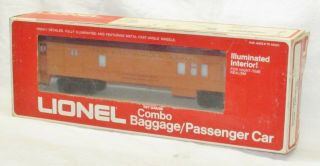 Lionel 6 - 9506 Milwaukee Road Baggage/passenger Car Illuminated O Gauge Exc Cond
