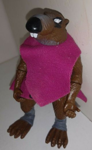 1988 TMNT MASTER SPLINTER Rat Figure W Cloak & Belt Teenage Mutant Ninja Turtles 3