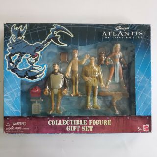 Mattel Disney Atlantis The Lost Empire 4 Action Figure Collectible Gift Set