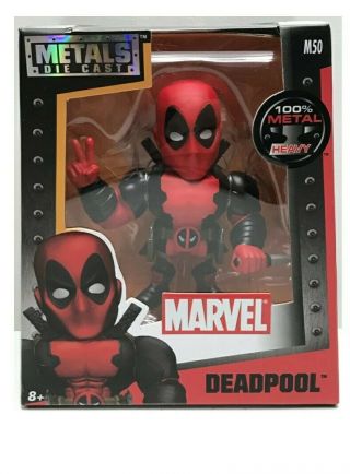 Jada Toys Metals Die Cast Marvel Deadpool 4 " Figure M50