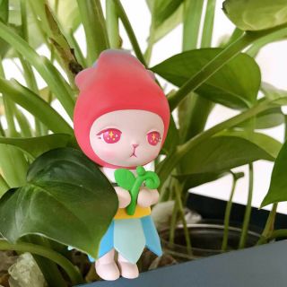 Pop Mart X Bunny Forest Series Rose Mini Figure Designer Art Toy Figurine