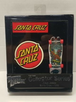 Tech Deck Collector Series Santa Cruz Jason Jessee Neptune Ii 1989 Fingerboard