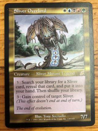 Mtg Magic The Gathering Sliver Overlord Scourge Lp