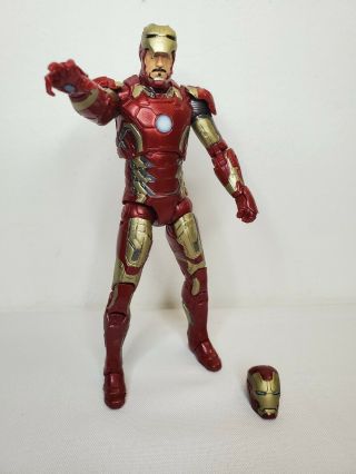Marvel Legends 6 " Thanos Baf Wave Iron Man Mark 43 Age Of Ultron Avengers Mcu