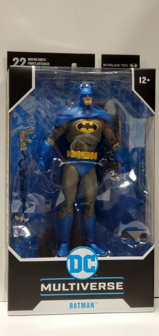 Mcfarlane Dc Multiverse Blue Batman Detective Comics 7 " Action Figure Walmart Ex