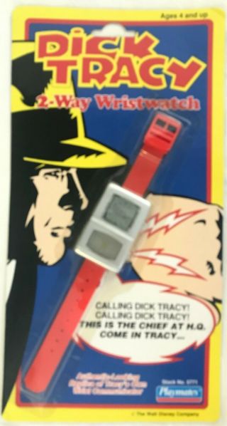 Playmates Dick Tracy 2 - Way Wristwatch In Package 1990