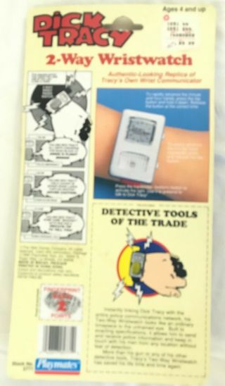 Playmates Dick Tracy 2 - Way Wristwatch in Package 1990 2