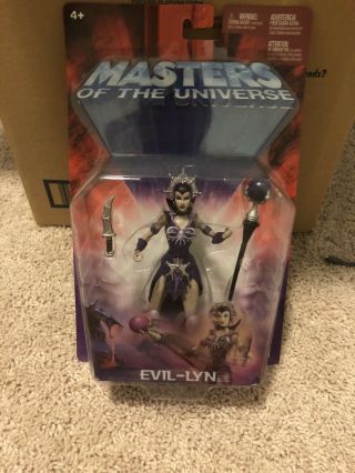 Masters Of The Universe Evil Lyn Action Figure Card Motu Mattel Moc