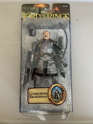 Toy Biz Lord Of The Rings Return King Lotr Gondorian Swordsman Action Figure