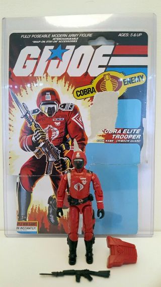 Vintage Gi Joe 1985 Crimson Guard 100 Complete W/ Filecard
