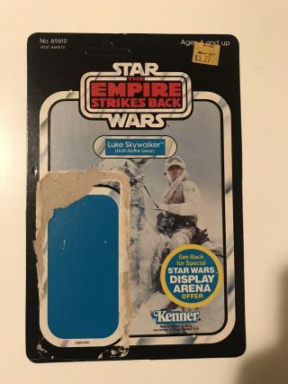 Star Wars Vintage Kenner Luke Skywalker Hoth Cardback 45a