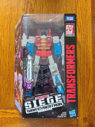 Transformers Generations War For Cybertron Voyager Starscream.  Wfc - S24.