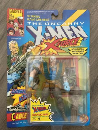 Toy Biz Cable Action Figure Uncanny X - Men 1992 Clobber Action