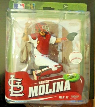 Mcfarlane Toys Mlb Yadier Molina St.  Louis Cardinals Sports Picks Series 32 Spd