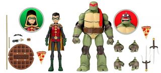 Teenage Mutant Ninja Turtles Vs Batman Raphael & Robin 2 Figure Exclusive